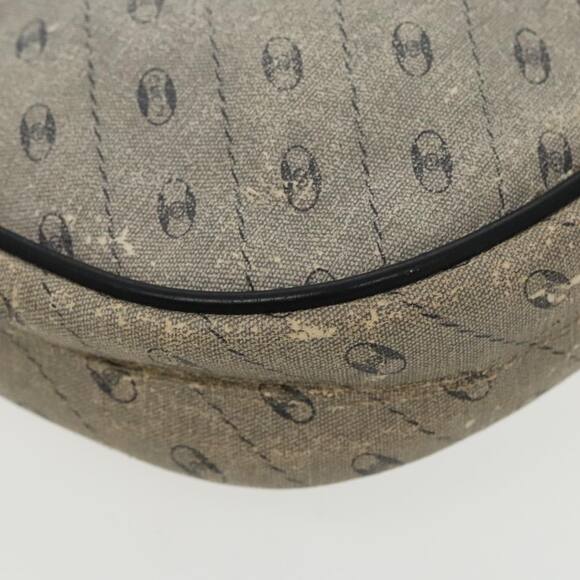 GUCCI Shoulder Bag Coated Canvas Gold Navy - Picture 12 of 16